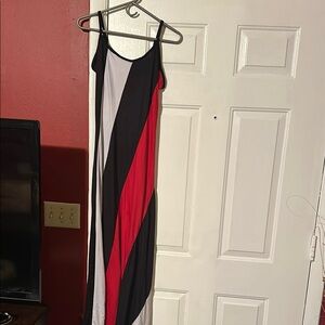 Stylish Red and Black Women's Dress